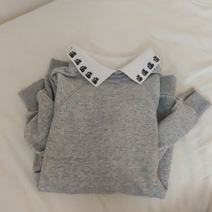 **SOLD**Vintage kitty collar sweatshirt